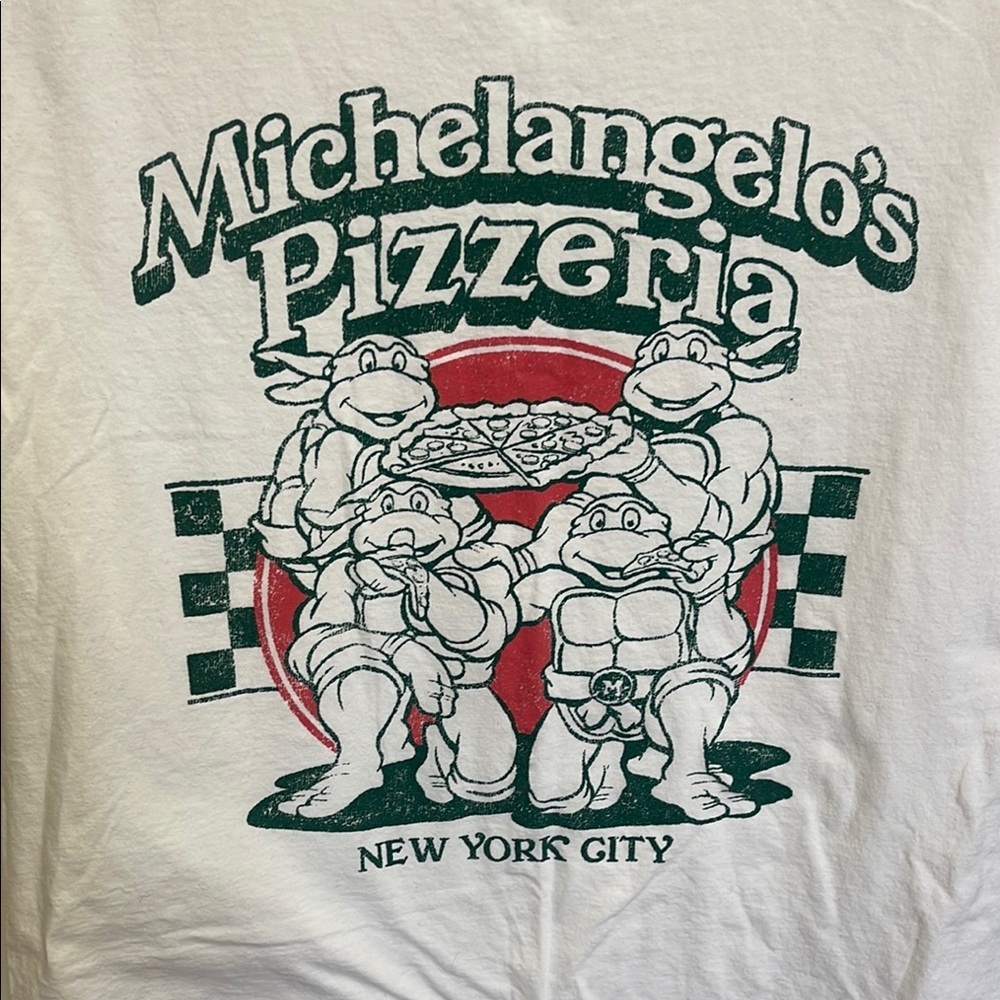 Nickelodeon White and Green Short Sleeve Tee - Picture 5 of 5